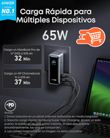 Anker Banco de energía cargador portátil de 25,000 mAh