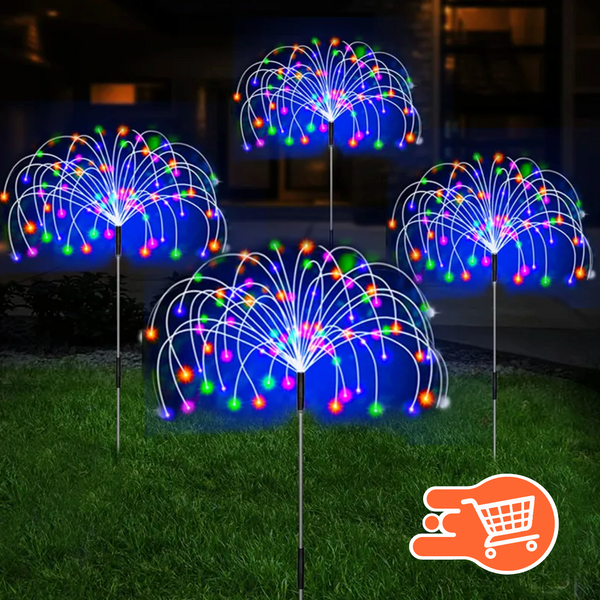 Lampara solar de luces / 2 unidades