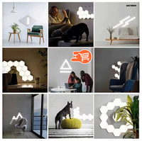 6 luces LED hexagonales