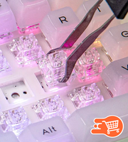 Teclado Transparente con Luces