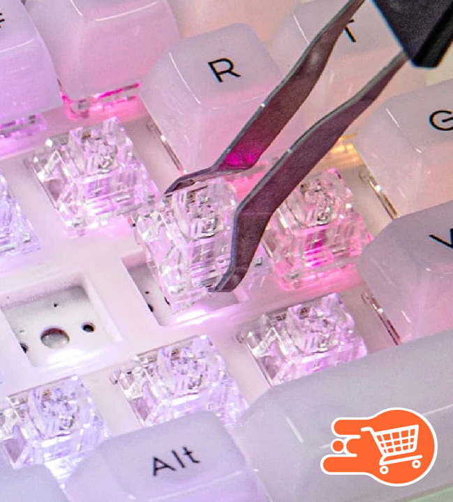 Teclado Transparente con Luces