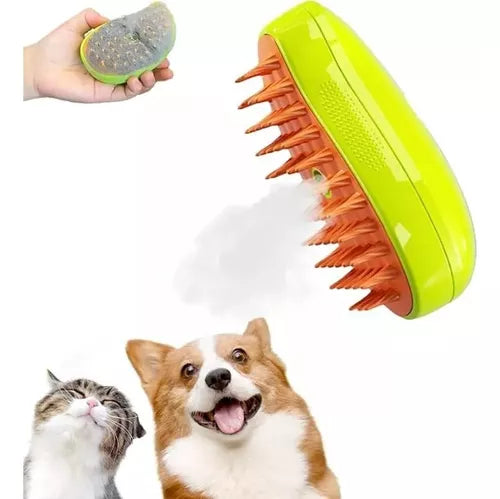 CatGlow - Cepillo Con Vapor Para Gatos y Perros