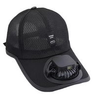 Gorra con ventilador