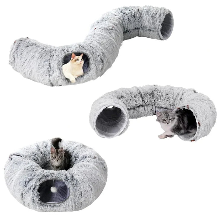 Cama túnel para mascotas