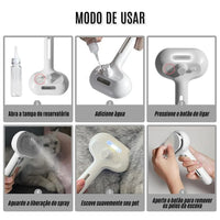 Cepillo Vapor Mascotas