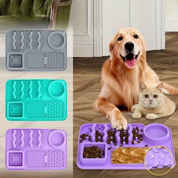 COMEDOR DIDACTICO SILICONA PARA MASCOTAS