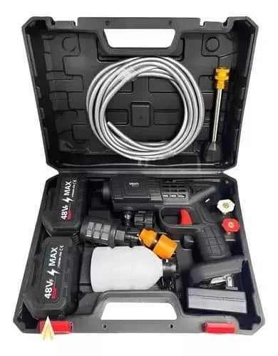 HIDROLAVADORA INALÁMBRICA PORTÁTIL DE ALTA PRESIÓN | VIENE KIT COMPLETO