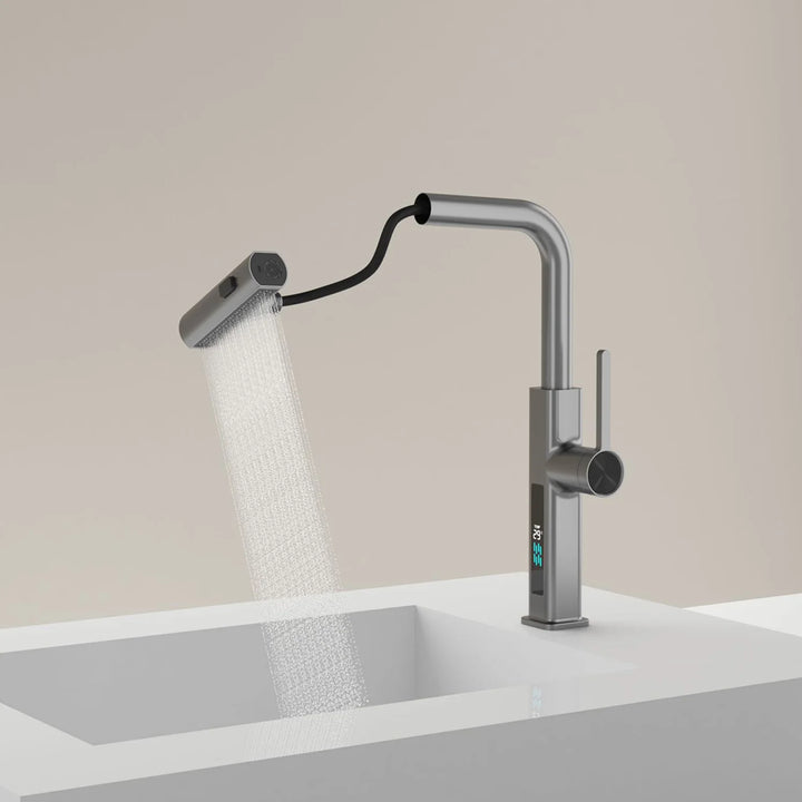 Grifo de cocina con cascada extraíble