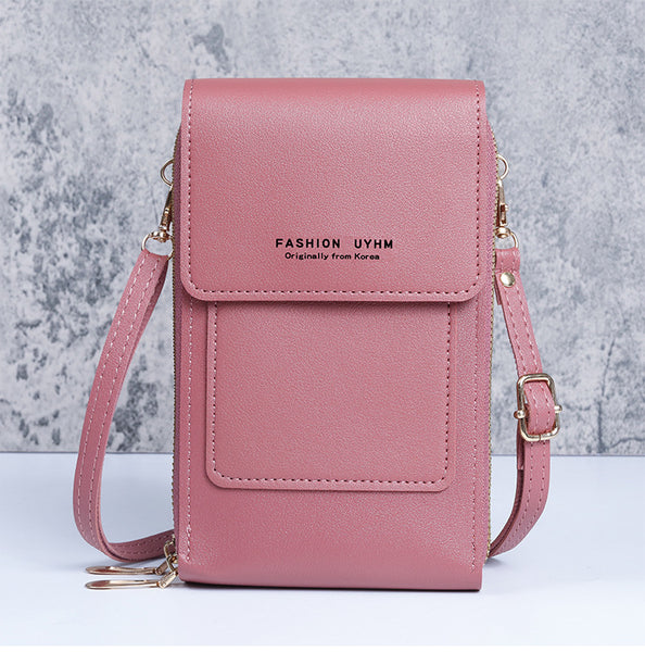 Cartera Billetera de Mano con Correa Cruzada