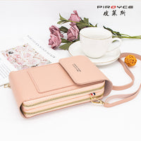 Cartera Billetera de Mano con Correa Cruzada