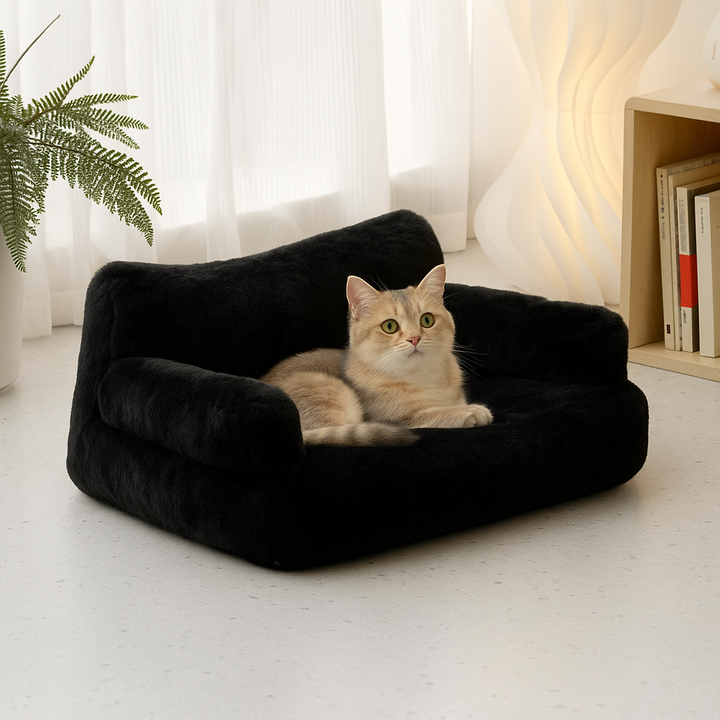 Sofa cama relajante y lujoso para mascotas