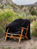 Manta de visón de piel de conejo