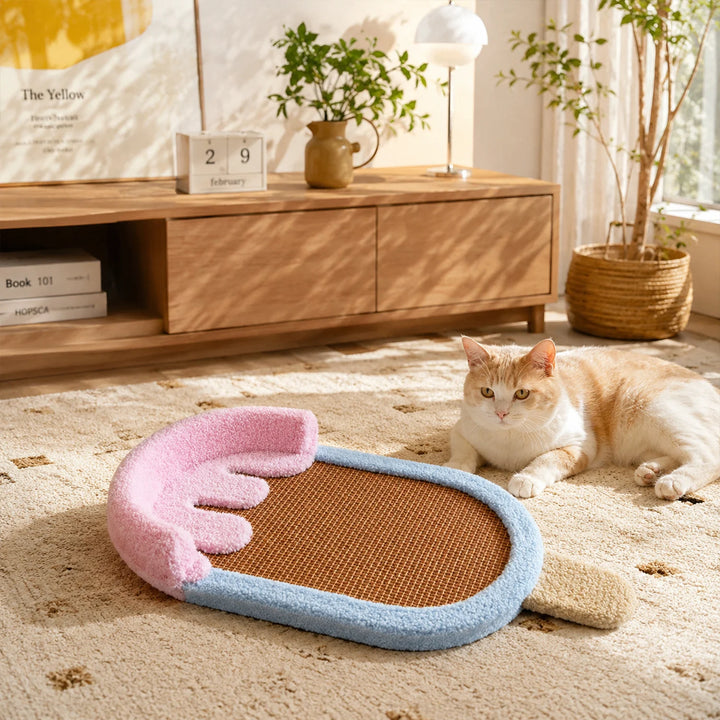 Sofá cama rascador para gatos