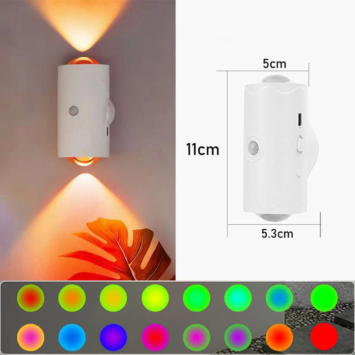 Lámpara de Pared Recargable USB