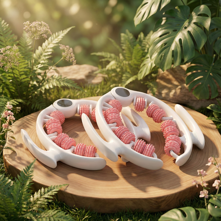 Rodillo masajeador de silicona para celulitis