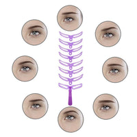 3 Plantillas para cejas 8 en 1