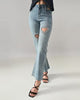 Jeans con diamantes Streetwear Vintage
