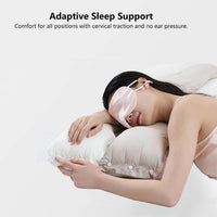 Almohada cervical de doble capa desmontable multiusos para el cuello