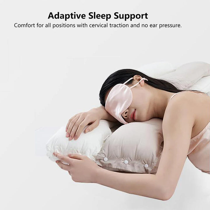 Almohada cervical de doble capa desmontable multiusos para el cuello