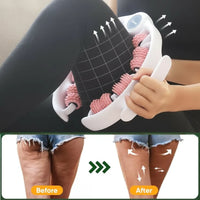Rodillo masajeador de silicona para celulitis