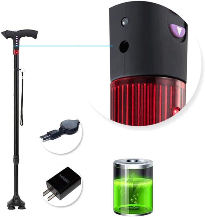 Bastón plegable inteligente