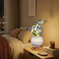 Lámpara de orquídea en flor