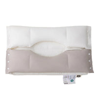 Almohada cervical de doble capa desmontable multiusos para el cuello
