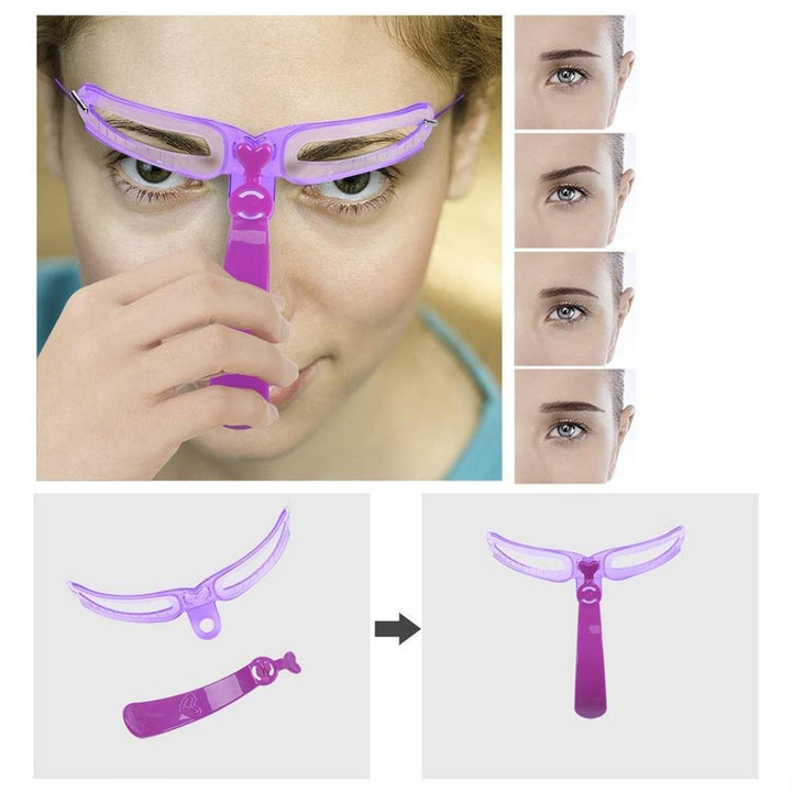 3 Plantillas para cejas 8 en 1