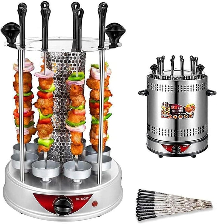 Parrilla eléctrica para barbacoa de 360°