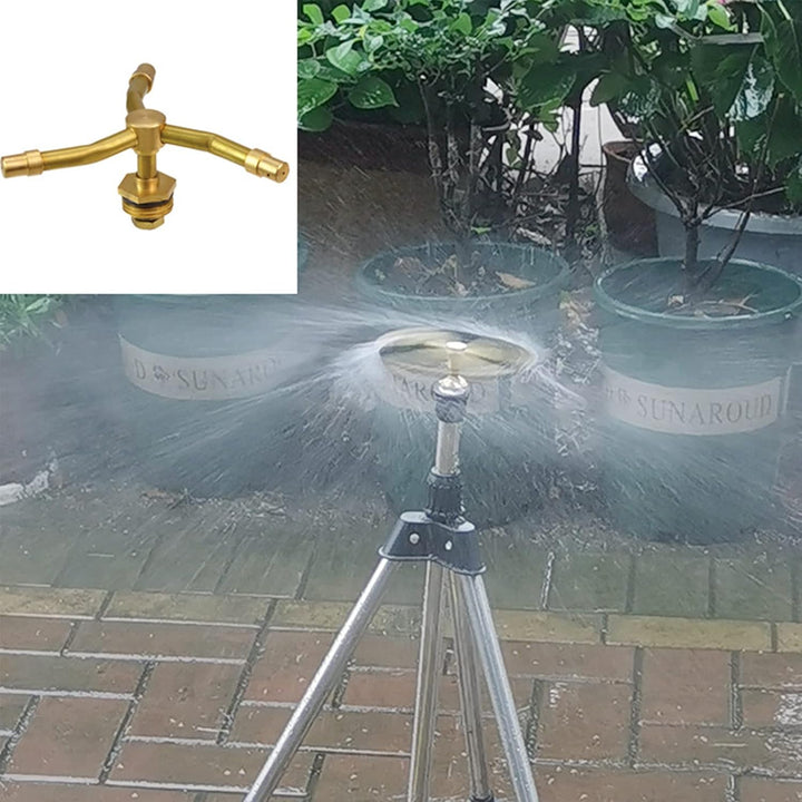 Rociador giratorio automático de 4 brazos
