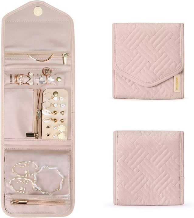 Estuche organizador de joyas de viaje