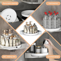 Nexoria Organizador de ducha de esquina, giratorio 360grados