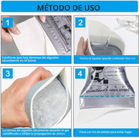 Pack de 5 Bolsas de Emergencia Unisex para Orinar con Gel