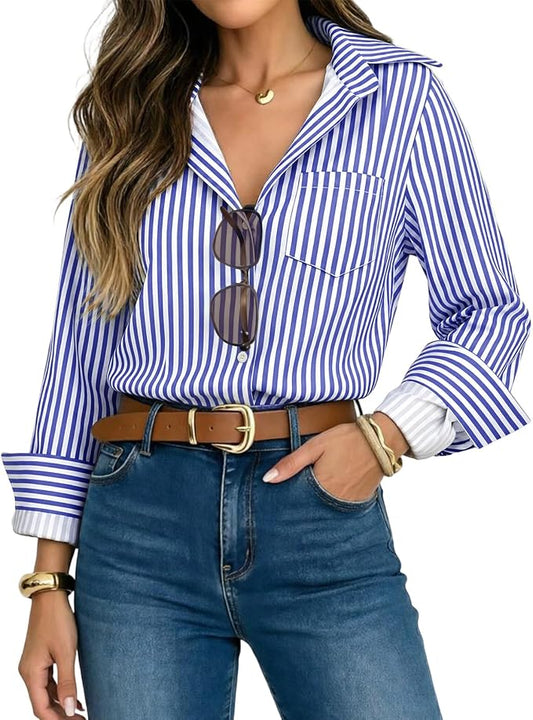 Blusa Elegante de Moda Otoñal para Mujer