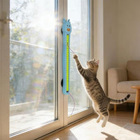 Juguete para gatos con cuerda voladora de movimiento automático