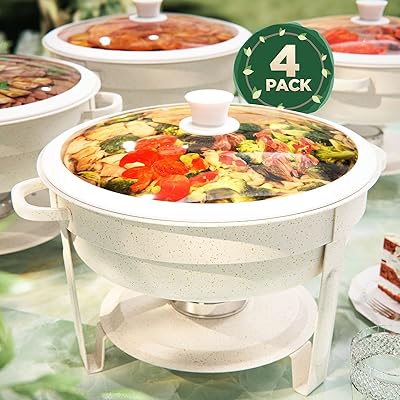 Platos para calentar alimentos para buffet