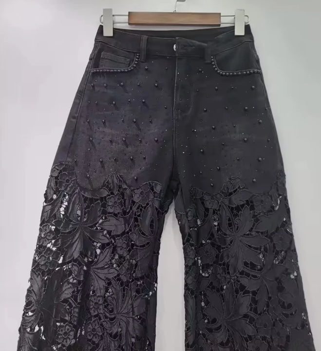 Jeans encaje Lokfy