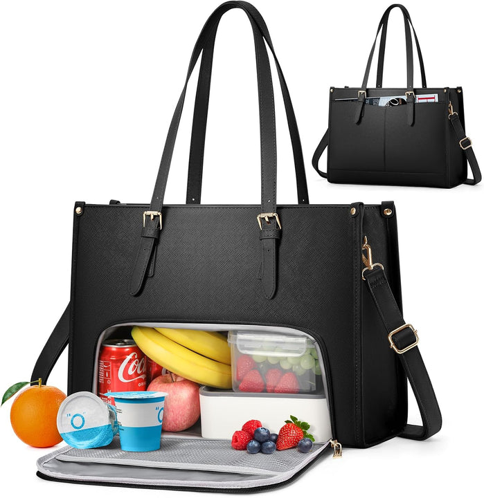 Bolsa de cuero para portátil