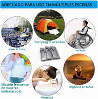 Pack de 5 Bolsas de Emergencia Unisex para Orinar con Gel