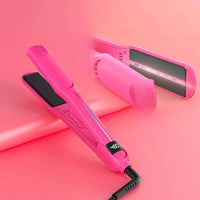Plancha alisadora de cabello infrarroja rosa RUCHA