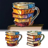 Taza de libro pintado 11oz