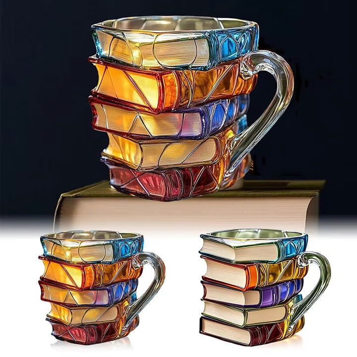 Taza de libro pintado 11oz