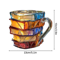 Taza de libro pintado 11oz