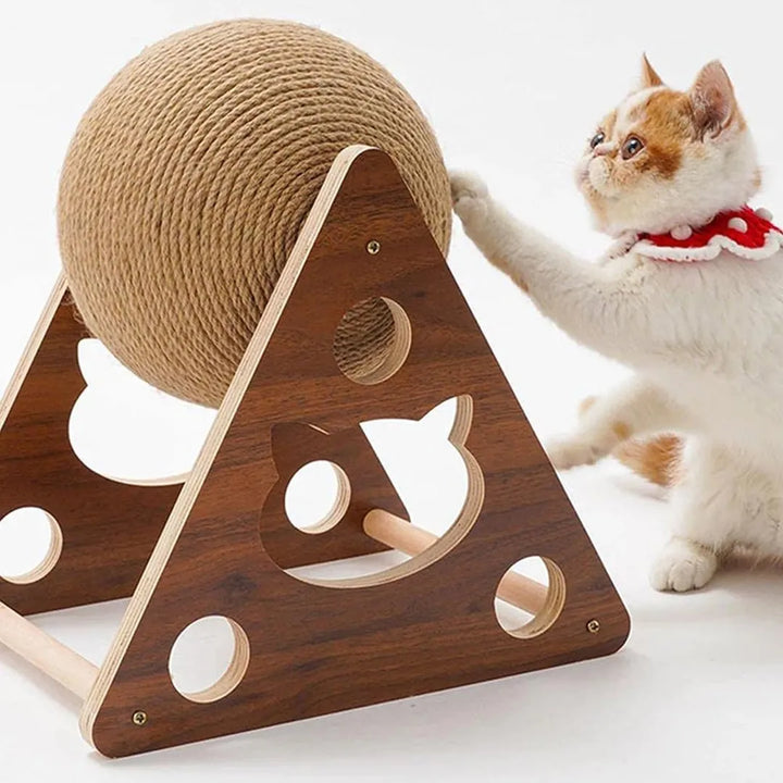 Bola Rascador Giratoria para Gatos
