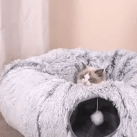 Cama túnel para mascotas