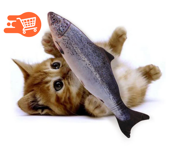 Pez eléctrico juguete para gato