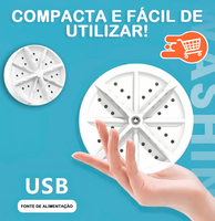 Mini motor de lavadora portatil