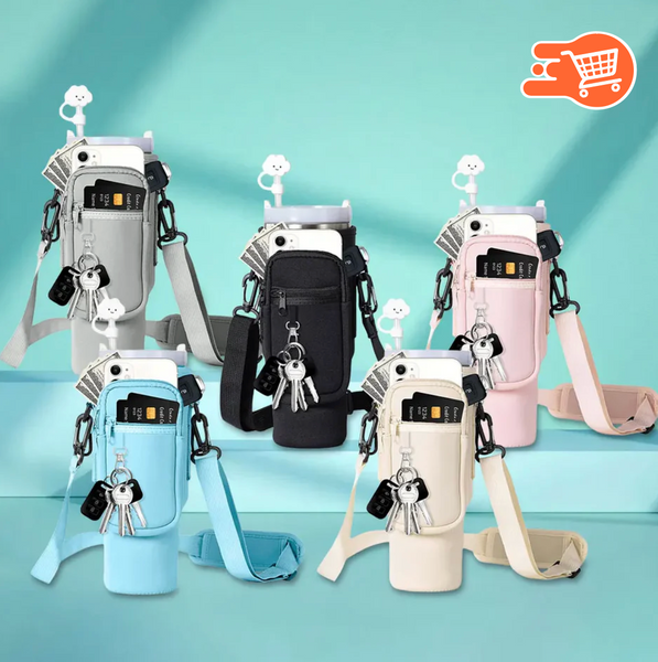 Estuche porta termo con correa ajustable