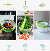 Escurridor Giratorio de Verduras y Ensaladas