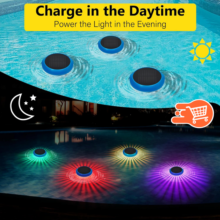 Luces Flotantes para Piscina